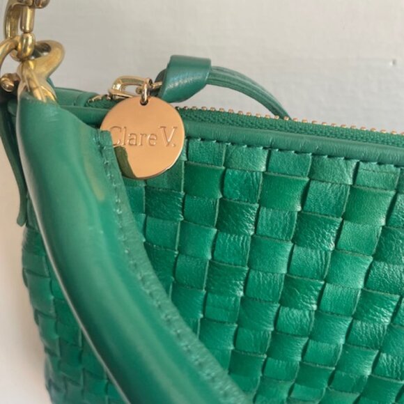 BNWT Clare V Petit Moyen Woven - Picture 1 of 5